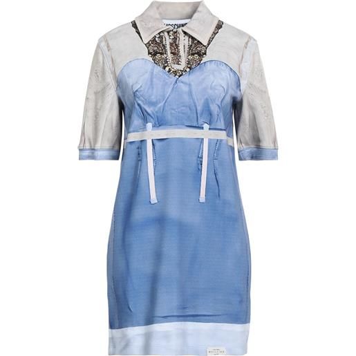 MOSCHINO - vestito corto - blu