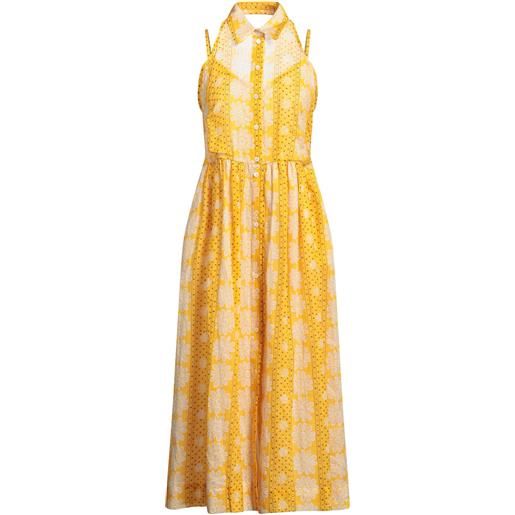 PAUL & JOE - vestito chemisier - giallo ocra