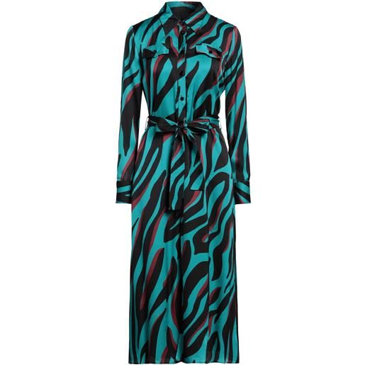 PINKO - vestito chemisier - turchese
