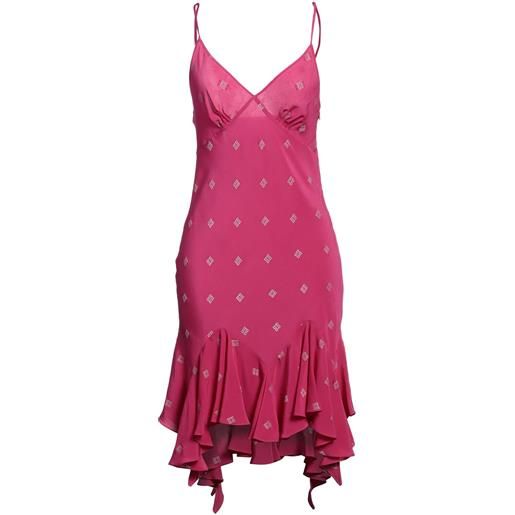 GIVENCHY - slip dress - fucsia