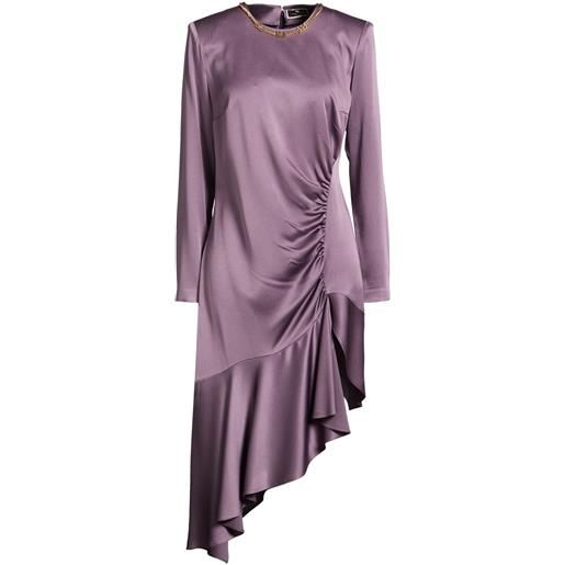 ELISABETTA FRANCHI - vestito da cerimonia - viola