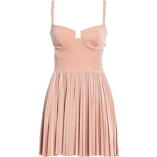 ELISABETTA FRANCHI - vestito corto - cipria