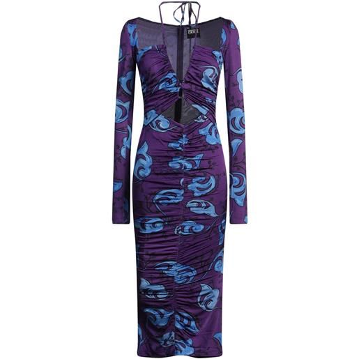 VERSACE JEANS COUTURE - tubino - viola