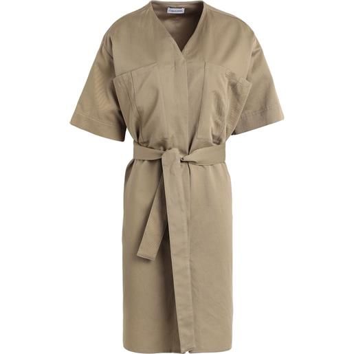 CALVIN KLEIN - vestito chemisier - khaki