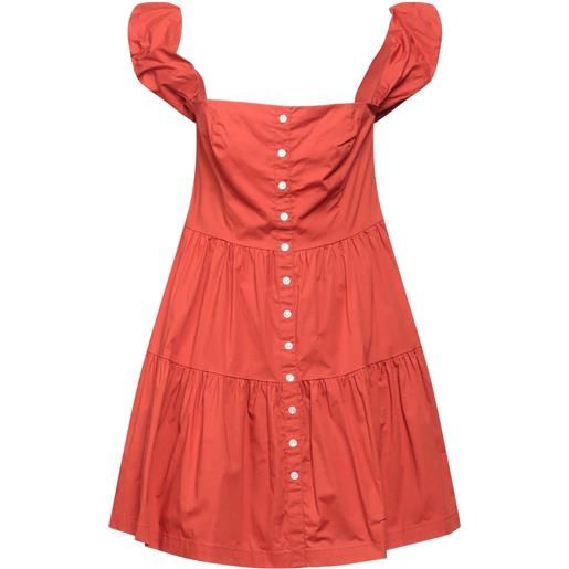 STAUD - vestito corto - ruggine