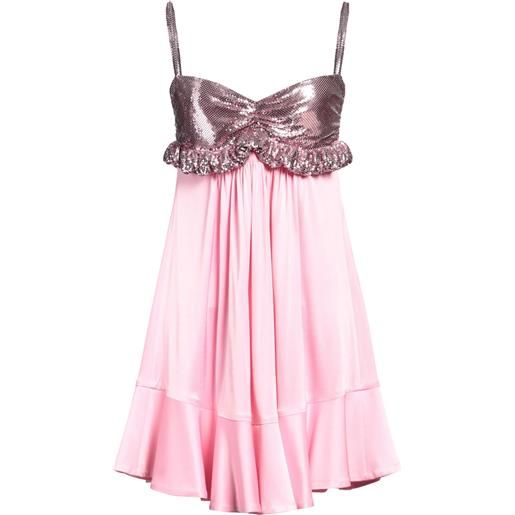 RABANNE - vestito corto - rosa
