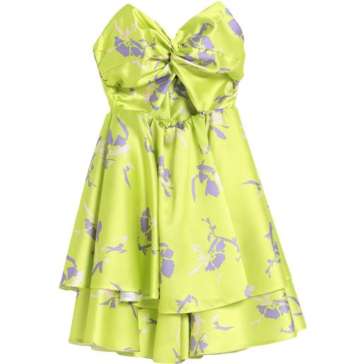 SIMONA CORSELLINI - vestito corto - verde lime
