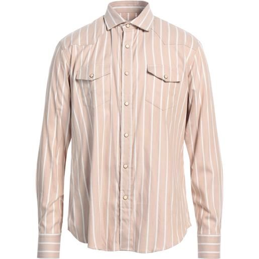 ELEVENTY - camicia a quadri - beige
