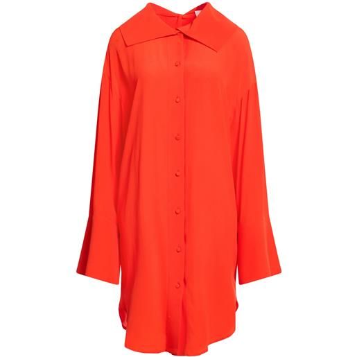 ERIKA CAVALLINI - vestito chemisier - rosso pomodoro