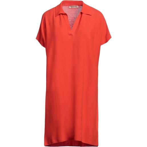 GENTRYPORTOFINO - vestito corto - rosso pomodoro
