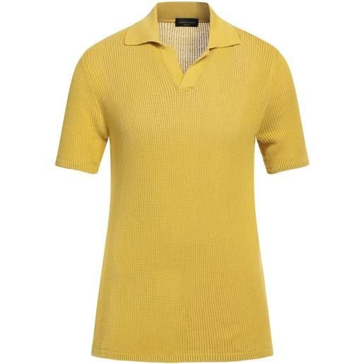 ROBERTO COLLINA - pullover - senape