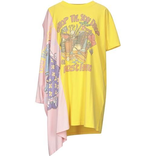 MOSCHINO - vestito corto - giallo
