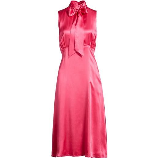 REALLY WILD - vestito in seta - fucsia