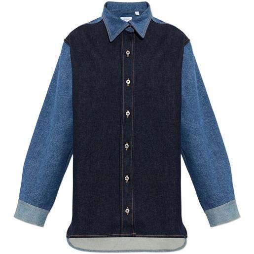 Off-White arrows-print denim shirt - blu