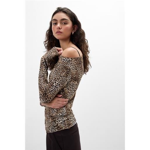 Intimissimi maglia manica lunga ultralight con cashmere sexy strong feminine stampa