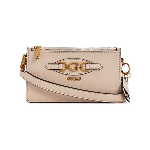 GUESS borsa a tracolla malva status da donna, mandorla, one size, borsa a tracolla malva status