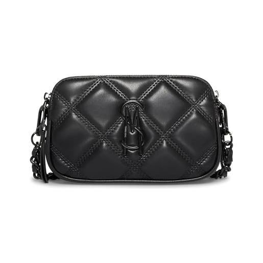 Steve Madden daisy quilted crossbody, black