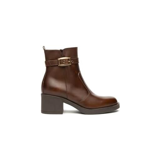 Nero Giardini i513871d stivaletti donna in pelle - beige 41 eu