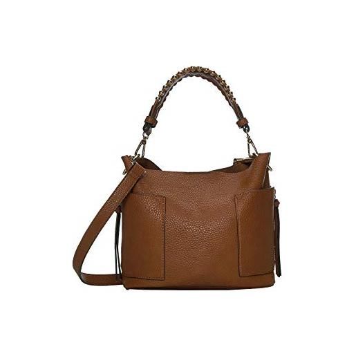 Steve Madden bsammy, borsa hobo donna, cognac, taglia unica