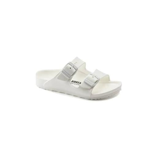 Birkenstock unisex bambino arizona, sandali a punta aperta donna, bianco, 29 eu étroit