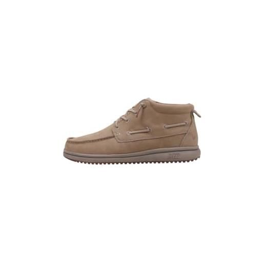 Pitas | timor leather | stivali casual da uomo | stivaletti in pelle| scarpa urbani | mocassini | nautiche invernali | sneakers casual | calzatura senza lacci | calzature walkinpitas | beige | 45