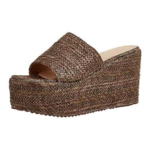 Generico zeppa donna estiva casual comodi sandalo gioiello moda slip on nuovi sandali eleganti strass fiore bohemia wedge plateau piscina sandalo estivi scarpe da sposa aperte sandali zeppa pantofole
