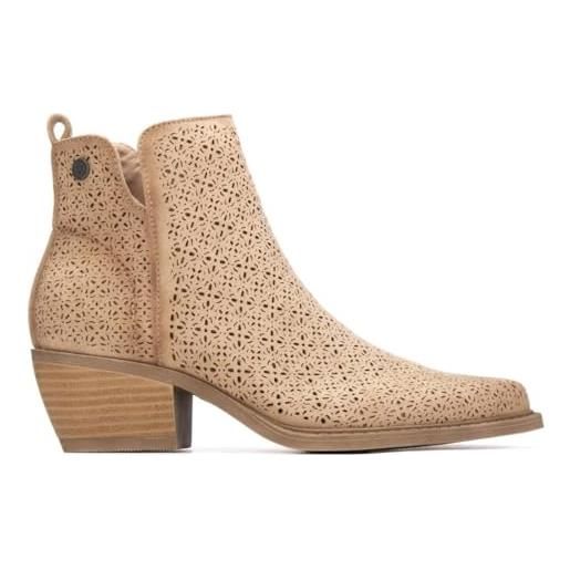 REFRESH - stivaletti casual donna beige - scarpe comode e versatili - moda casual - modello 17504101 (misurare 39)