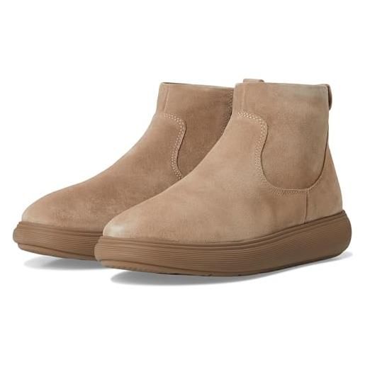 Fit. Flop stivaletti donna iq-comff camoscio zip, talpa, 41 eu