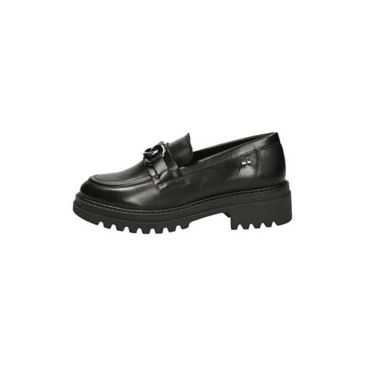 Valleverde mocassini donna 47351 in pelle nero eu 38
