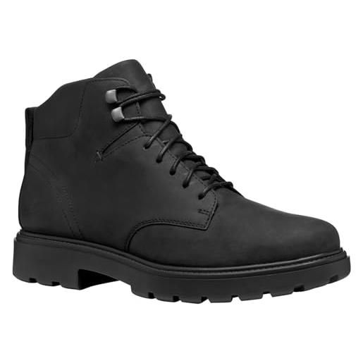 Geox u spherica ec7, stivale alla caviglia uomo, nero, 41 eu