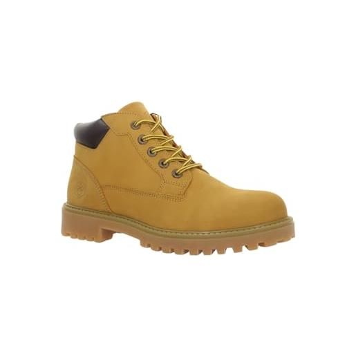 Lumberjack-river 2 chukka boot lace man in tan yellow nubuck, 45