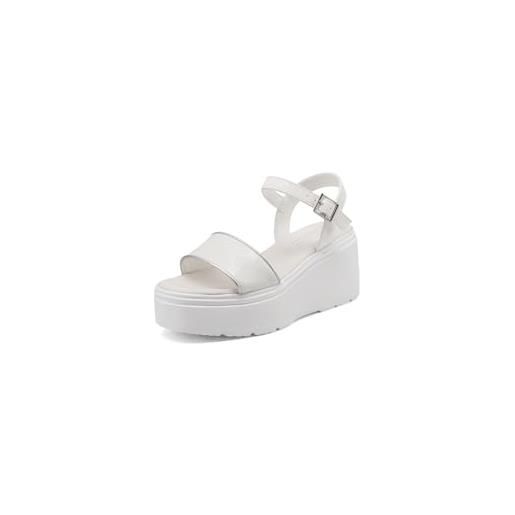 QUEEN HELENA zeppe platform donna x34-103 (x34-102 bianco, sistema taglie calzature eu, adulto, donna, numero, media, 37)