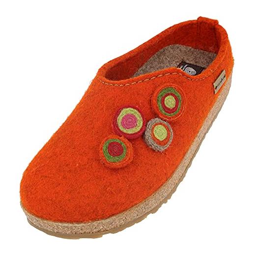 HAFLINGER grizzly kanon felt slipper felt clog cork