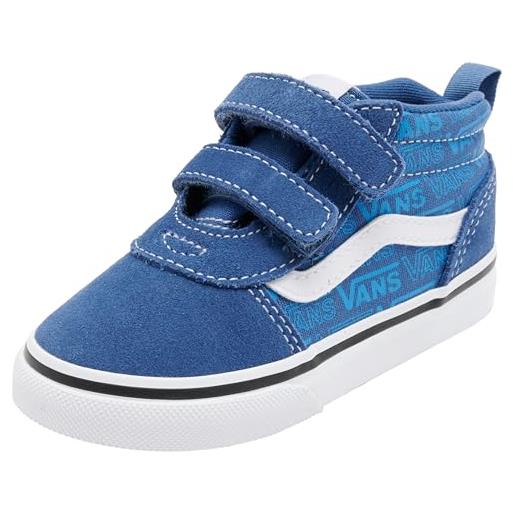 Vans ward, sneaker unisex - bambini e ragazzi, tonal logo bijou blue, 21.5 eu