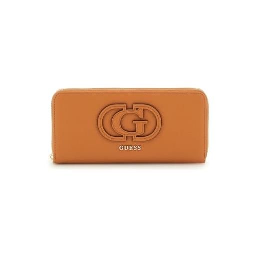 GUESS - calebra large zip around wallet, portafoglio grande con zip, pochette donna