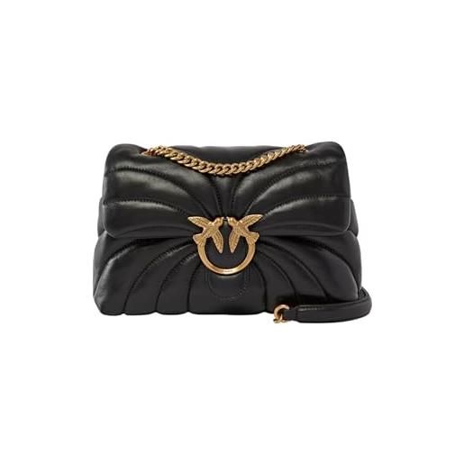 Pinko borsa love classic puff cl nera butterfly quilt - nero, unica. . 
