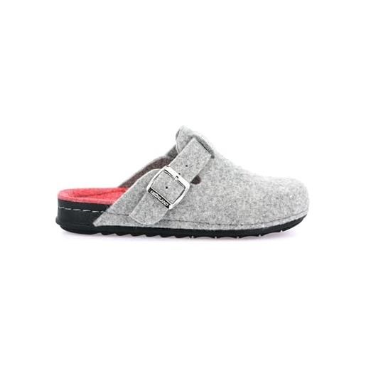 GRÜNLAND il benessere è naturale grunland ciabatta donna s. Color blu-cenere, size 37 eu blu-cenere 37