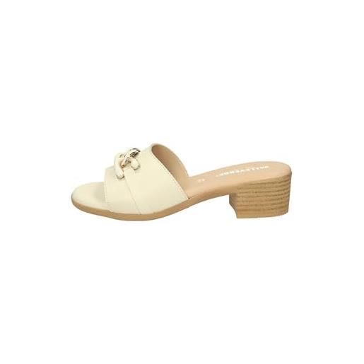 Valleverde sandali donna 63010 in pelle crema eu 37