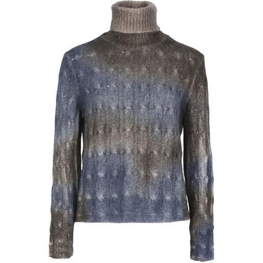 Avant Toi maglione a collo alto - blu