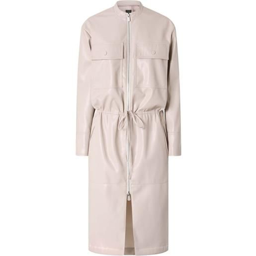PINKO chemisier con coulisse in vita - toni neutri