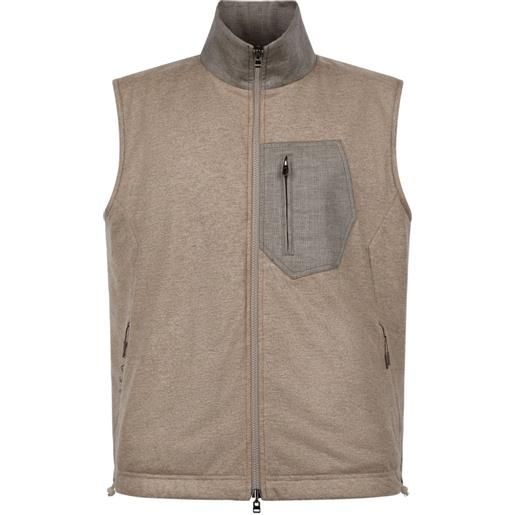 Sease explorer padded gilet - marrone