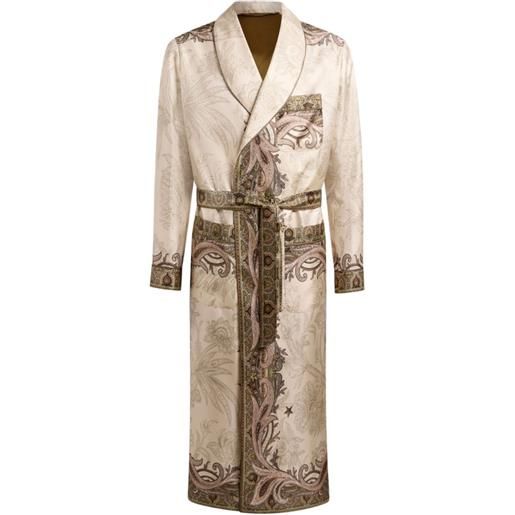 ETRO pegaso paisley-print coat - toni neutri
