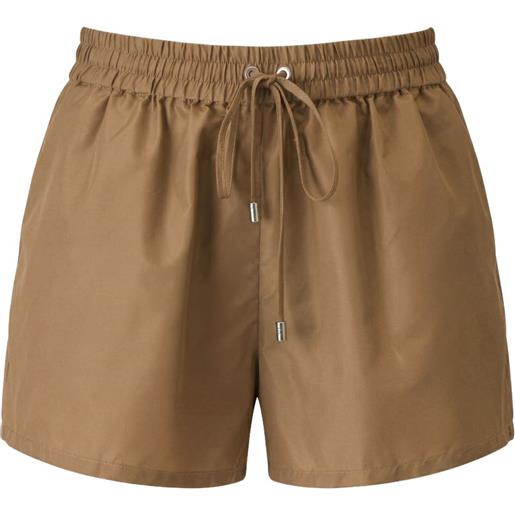 Cinq A Sept shorts kendra con coulisse - marrone