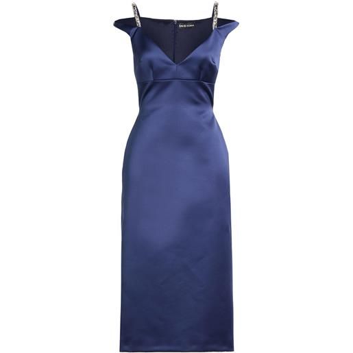 DAVID KOMA - tubino - blu navy