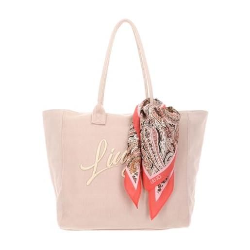 Liu Jo borsa shopper borsa a tracolla plentia tote bag rosa beach