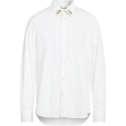 MCQUEEN - camicia regular fit - bianco