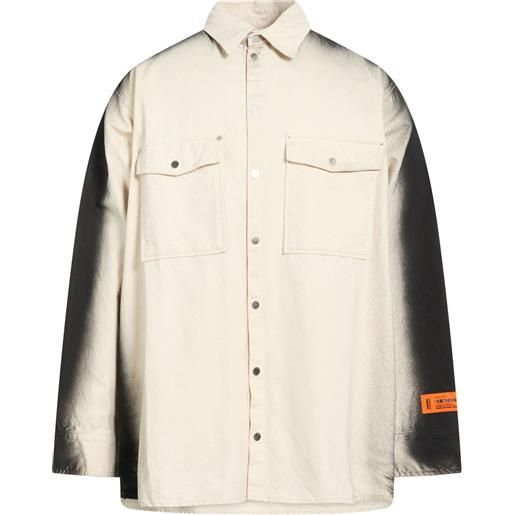 HERON PRESTON - giubbotto jeans - beige