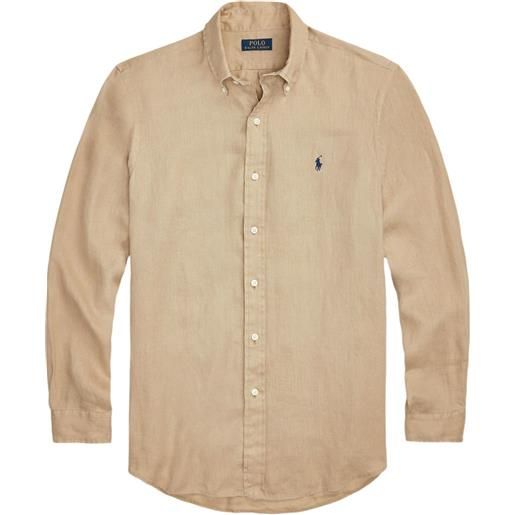 Polo Ralph Lauren camicia in lino - toni neutri