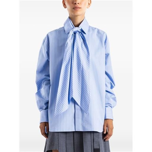 sacai camicia a righe - blu
