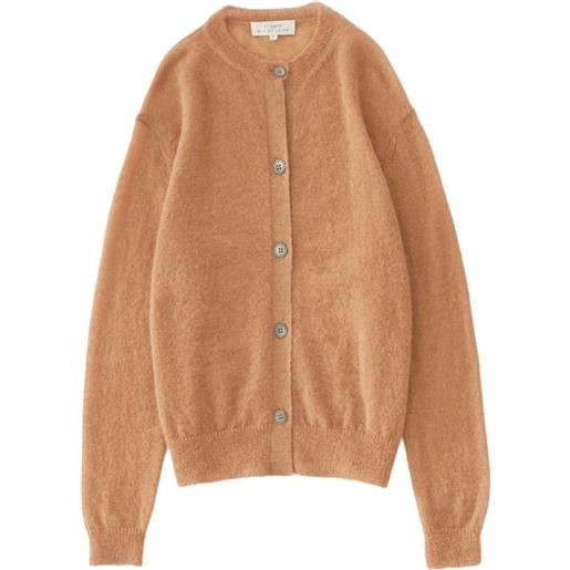 Studio Nicholson cardigan girocollo callen - marrone